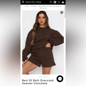 White Fox Boutique Lounge Set